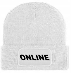  Sapka Fehér Téli Őszi Pamut Beanie Univerzális Ajándék (Czapka Zimowa Biała ONLINE)