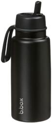 b.box B-box Rozsdamentes acél termosz szívószállal 1 l fekete (BB501539)