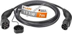 LAPP töltőkábel Typ 2 11kW 7m 20A 3-fázisú elektromos autóhoz