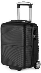 ORMI Mini bőrönd 40x30x20 cm Wizzair Ryanair ingyenes kézipoggyász méret fekete (rh-1203-black)