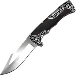 HARAHU Kültéri összecsukható kés A3157 - Fekete KP39351