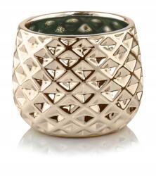 Polnix Kerámia Virágtartó Fedél 16cm Arany Glamour (02.631.16)