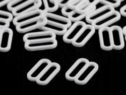 Pasmanterie. eu Horgolt melltartóhoz való csúszka, fehér, 12 mm (Pasmanterie.eu_7637_30246)