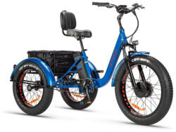 Z-Tech ZT 80B Stella 2.0, elektromos tricikli, 25 km/h, kék