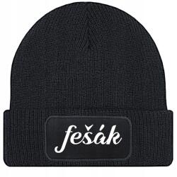  Sapka Fekete Téli Őszi Pamut Boldog Beanie Unisex Ajándék (Czapka Zimowa Czarna SZCZĘŚLIWY)