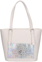 Karen rostbőr táska D 657 fehér színes minta