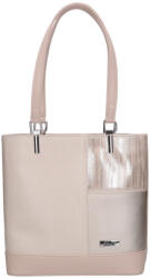 Karen 1553 bézs ezüst rostbőr női táska