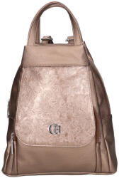 CHIARA rostbőr táska K 7031 bronz virág