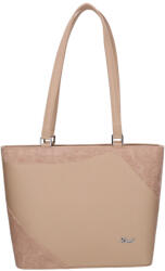 Karen 1522 drapp virág rostbőr táska