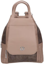 CHIARA K 7031 drapp virág rostbőr táska