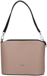 Karen S 087 drapp fekete rostbőr női táska