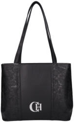 CHIARA rostbőr táska M 893 bis fekete virág