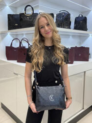 Karen rostbőr táska D 574 kék virág