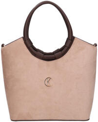 Karen 1722 drapp velúr barna rostbőr táska