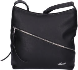 Karen 1474 fekete rostbőr táska