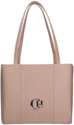 CHIARA M 893 bis bézs virág rostbőr táska