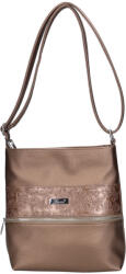 Karen D 649 bis bronz virág rostbőr táska