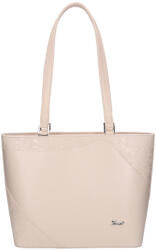 Karen 1522 bézs virág rostbőr táska