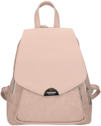 CHIARA M 8033 bézs virág rostbőr táska