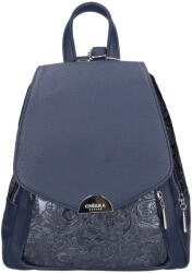 CHIARA M 8033 kék virág rostbőr táska