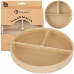 Petite&Mars Petite-mars Szilikon tányér, kerek, Take&Ma (8596202007661)
