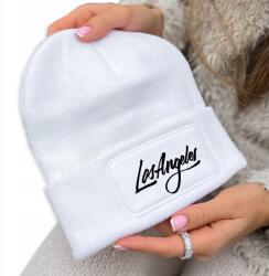  Téli Sapka Classic Fehér Los Angeles Usa Minták (Czapka Zimowa Damska Męska Unisex)