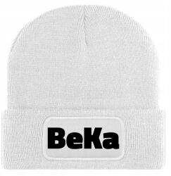  Sapka Fehér Téli Őszi Pamut Beka Beanie Univerzális Ajándék (Czapka Zimowa Biała BEKA)