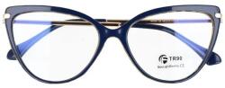 Sunmania Kék női kékfény-szűrős szemüveg „Madame (3940-blue-HU)