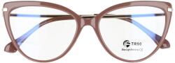 Sunmania Barna női kékfény-szűrős szemüveg „Madame (3940-brown-HU)