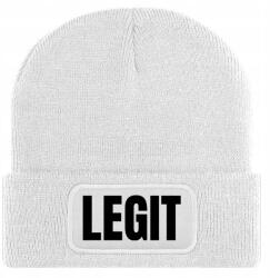  Sapka Fehér Téli Őszi Pamut Legit Beanie Univerzális Ajándék (Czapka Zimowa Biała LEGIT)