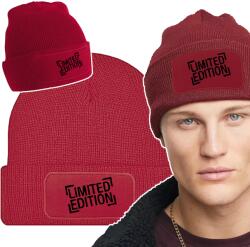  Meleg Téli Sapka Piros Limited Edition Wz (Czapka Zimowa Czerwona Beanie Z Nadrukiem)