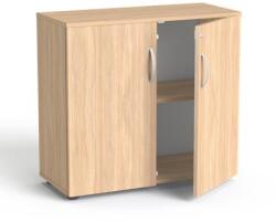 MAYAH Szekrény, 2 rendező magas, kétajtós, polcokkal, MAYAH Freedom SV-10 , tölgy (SV-R11 K/ IBXSZ10T) - molnarpapir