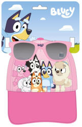 Cerda Bluey Pink Team napszemüveg és baseball sapka szett CEP2200010298 (CEP2200010298)