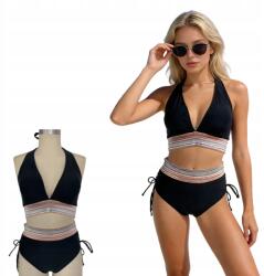  Fürdőruha Kétrészes Jelmez Magas Derekú Boho Bikini Megkötős L (Uxxu8568966)