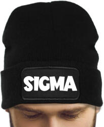  Téli Sapka Beanie Fekete Ajándék Divatos Meleg Sigma Vicces Unisex (Czapka CZARNA SIGMA)