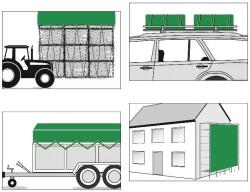 Kerbl Takaró ponyva PolyGuard 210gr/m2 2 x 3m