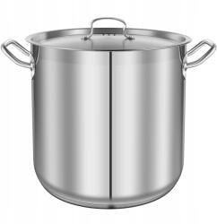  Nagy Méretű, Erősített Acél Edény Fedővel, 40 Literes Nutrichef (NCSPT40Q)
