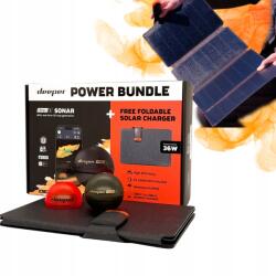 Deeper Legújabb Visszhangmérő Deeper Chirp+ 3 Nagy Teljesítményű Töltő Napelem (ITGAM2595)