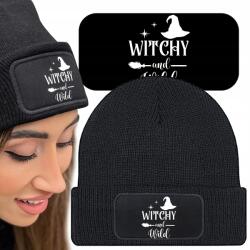  Meleg Téli Sapka Fekete Boszorkány Witch Minták