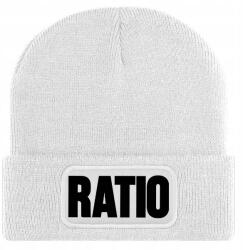  Téli Sapka Fehér Beanie Meleg Pamut Trendek Stílusos Ratio Ajándék (Czapka Zimowa Biała RATIO)