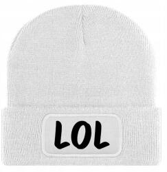  Sapka Fehér Téli Őszi Pamut Lol Beanie Univerzális Ajándék (Czapka Zimowa Biała LOL)