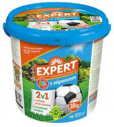 Agdexpert Szakértői 2 az 1-ben gyeptrágya mészkővel 10 kg-os vödörben (ng-55927)