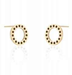 Ecarla Aranyozott sebészeti acél fülbevaló KST2143 (KST2143)