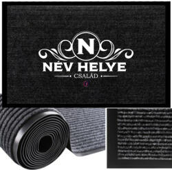 Deconline Crafts XL lábtörlő Egyedi családnévvel 60x90 cm ELEGANT MONOGRAM (DO12100)