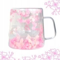 Ecarla Kávés és teás pohár SZK123 virág mix 200 ml 1 db (SZK123)