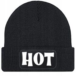  Sapka Fekete Téli Őszi Pamut Hot Beanie Univerzális Ajándék (Czapka Zimowa Czarna HOT)