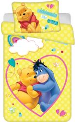 Jerry Fabrics Ágynemű 100x135 + 40x60 cm - Micimackó "Smile (J-24BS102)