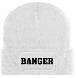  Sapka Fehér Téli Őszi Pamut Banger Beanie Univerzális Ajándék (Czapka Zimowa Biała BANGER)