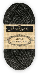 Scheepjes Stone Washed XXL 843 Black Onyx - fekete fonal