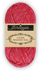 Scheepjes Stone Washed XXL 879 Eudialyte - piros fonal